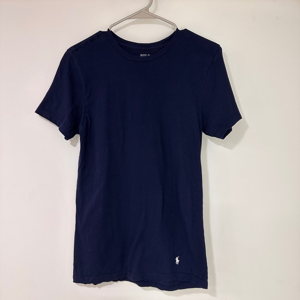 Polo Ralph Lauren Classic Fit T-Shirt Womens S Navy Blue Cotton Logo | Preppy